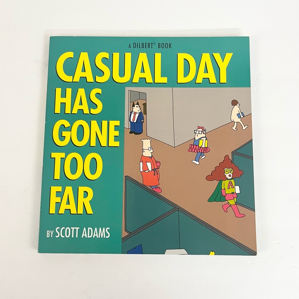 Dilbert Comic Book Casual Day Has Gone Too Far By Scott Adams Paperback Book